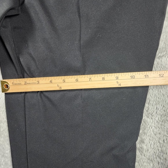 Adidas Pants Mens 38x32 Black Chino Golf Performance Stretch Casual 3-Stripes - Picture 3 of 12